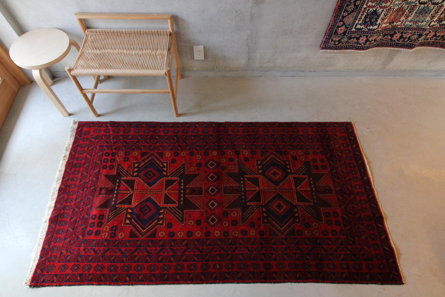 AFGHANISTAN VINTAGE BALUCH  1975-1980年代 199 × 104.5 cm