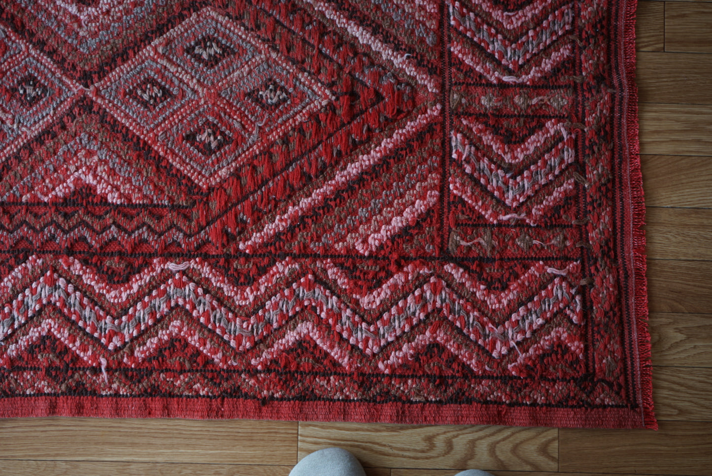 Türkiye Old Kilim Red 1970年代 180 × 88 cm No.TR25268