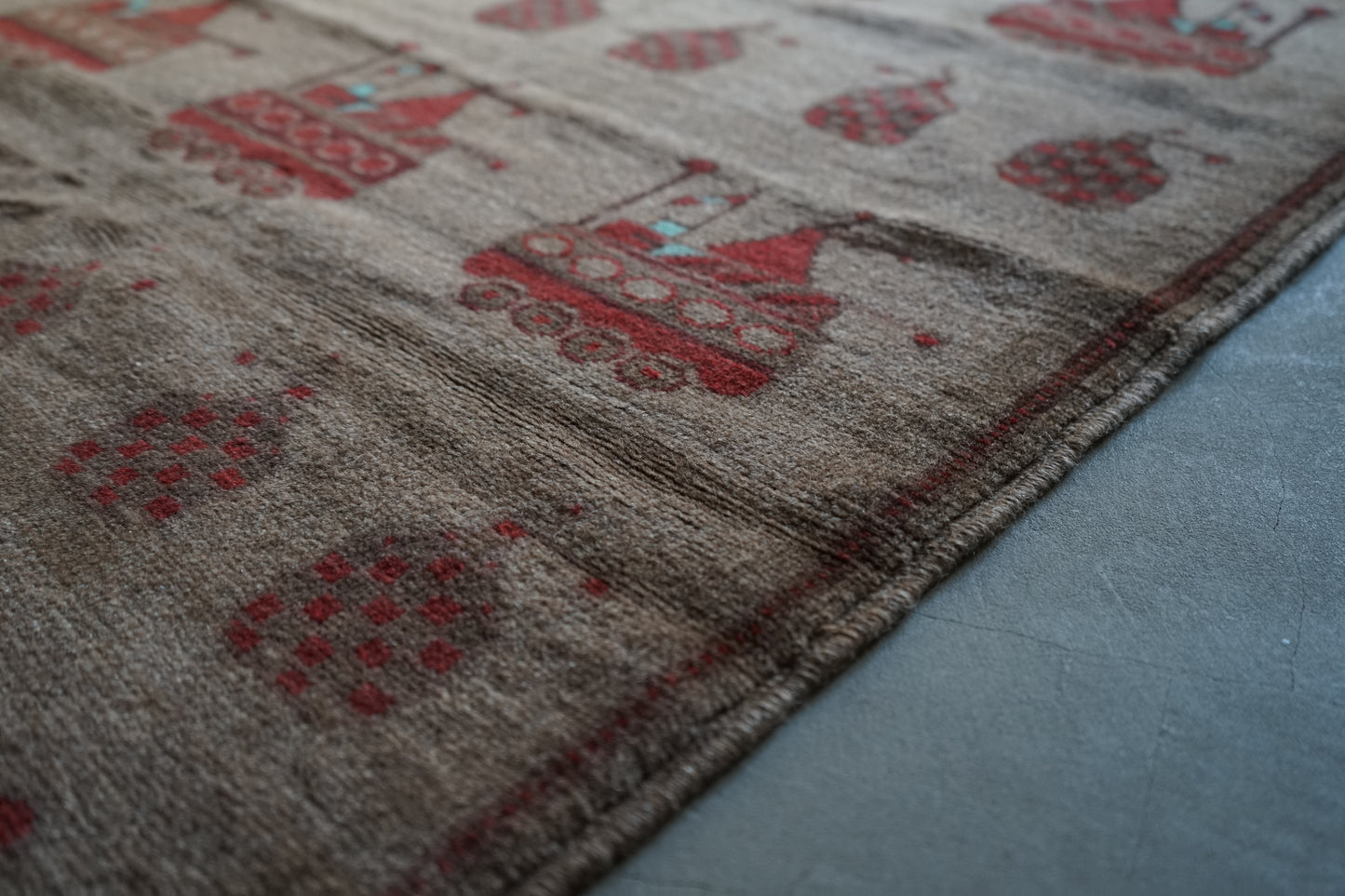 AFGHANISTAN VINTAGE WAR RUG 1980年代 149× 90 cm No.AF2512