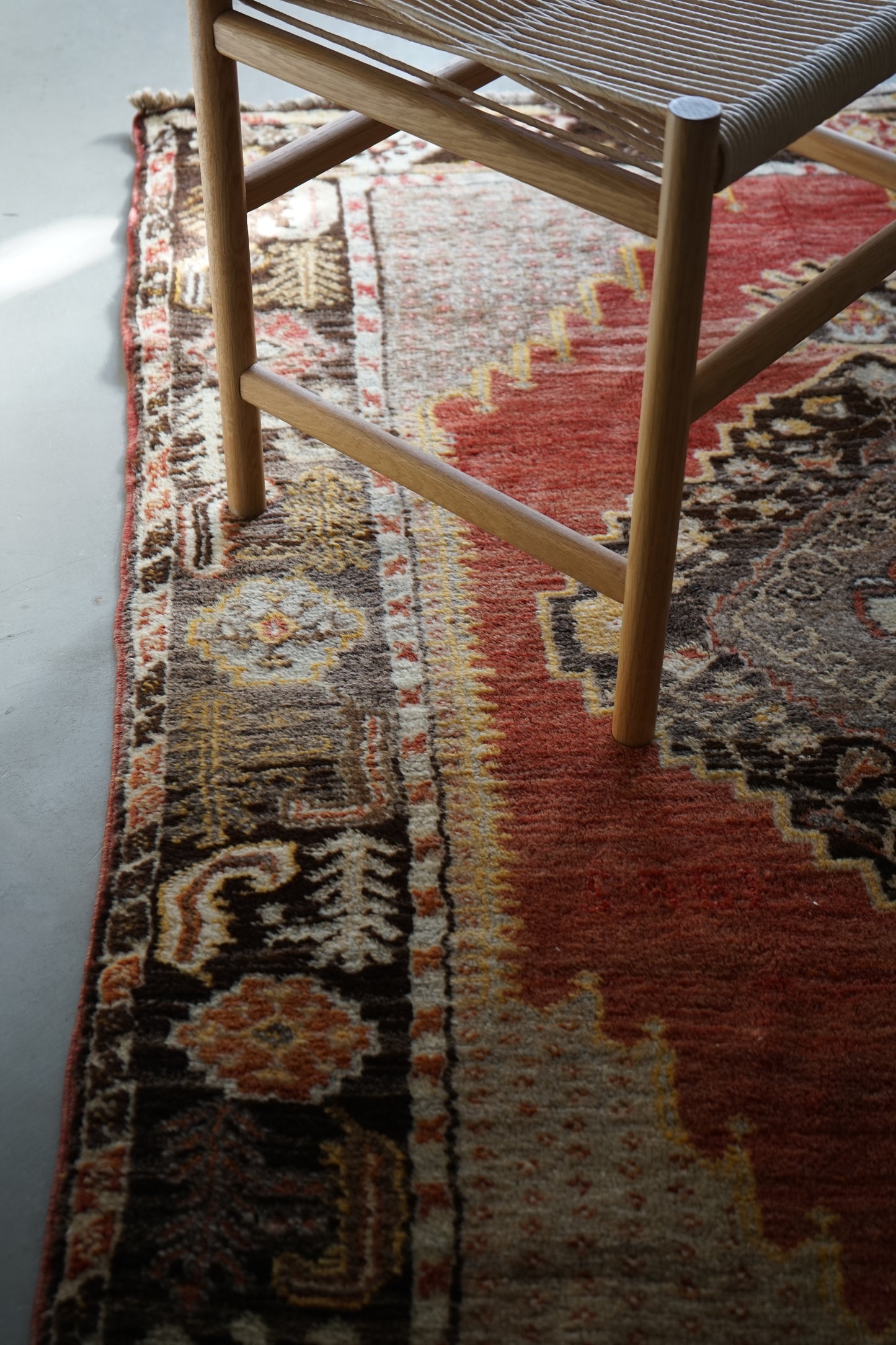 TRIBAL RUG TURKEY OLD KONYA OUSHAK 1965年代 164 × 115 cm No.TR25194