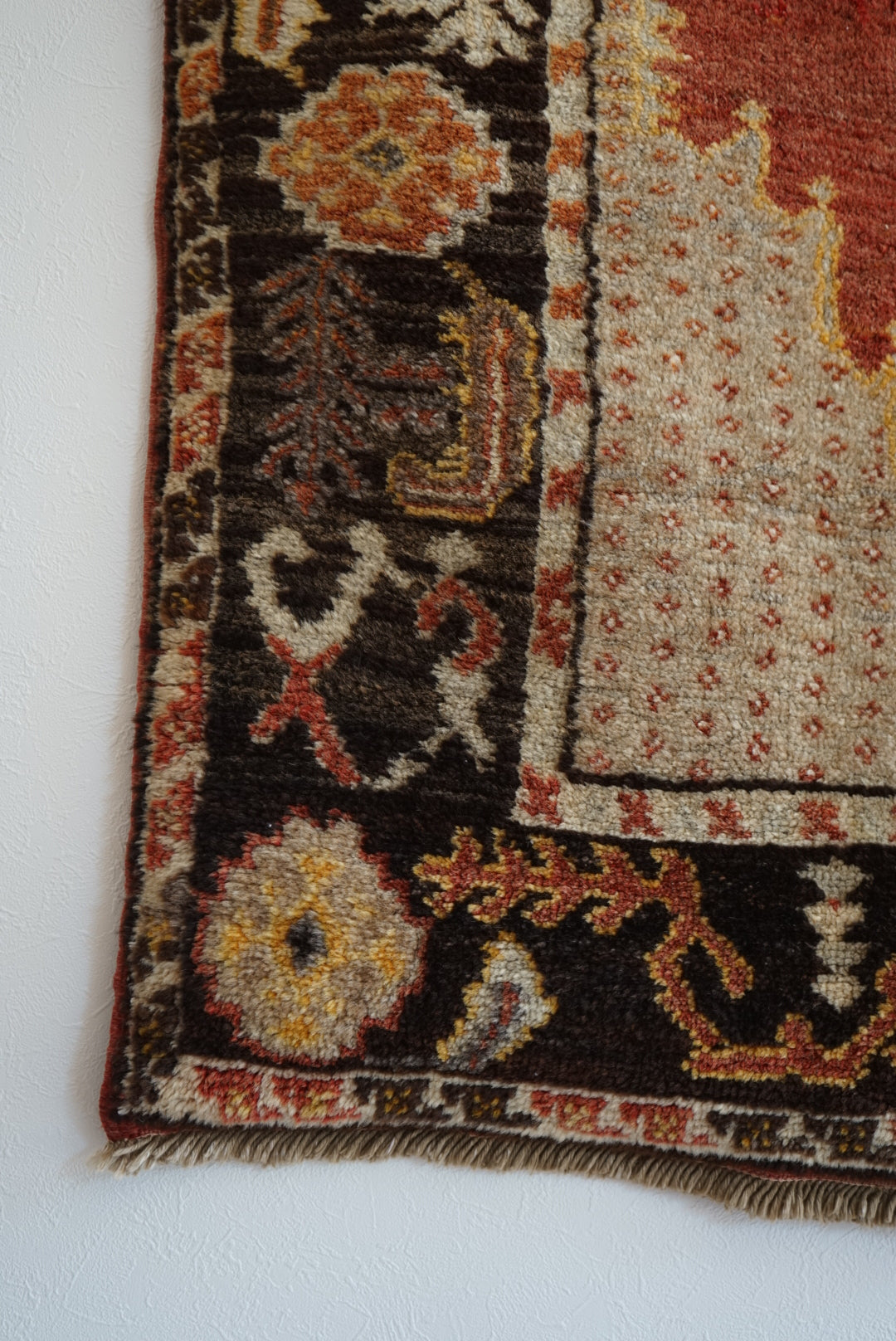 TRIBAL RUG TURKEY OLD KONYA OUSHAK 1965年代 164 × 115 cm No.TR25194