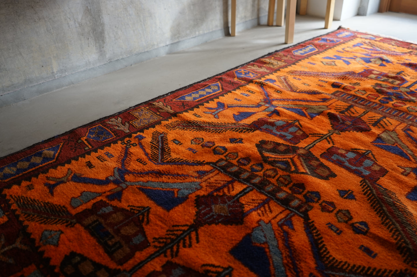 AFGHANISTAN VINTAGE BALUCH 1980-1985年 216 × 129 cm