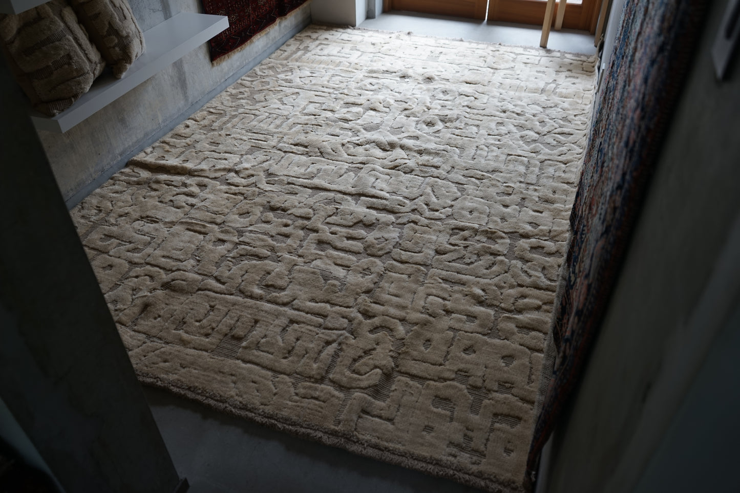 店頭販売 ORIGINAL IRAN  QASHQAI KILIM LIVING MAIN SIZE " ANCIENT " 300 × 200 cm