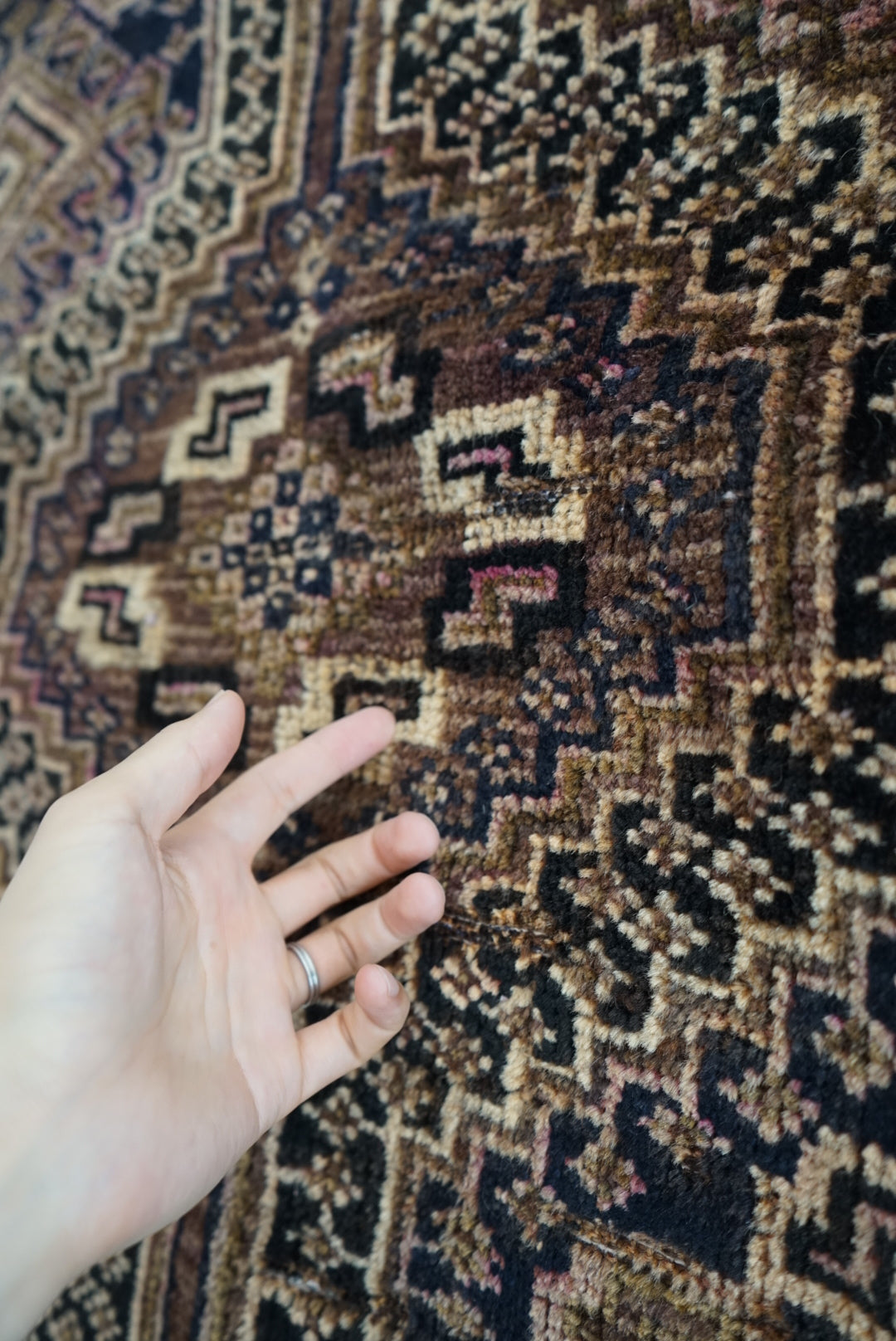 店頭販売 Iran Antique Shiraz Khamseh Dolkhani 1770年代 186 × 131 cm