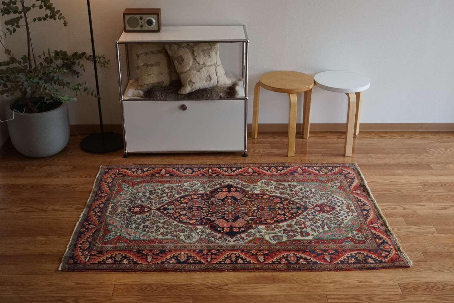 店頭販売 Türkiye Old Kemaliye Flower Medallion 1930年代 186 × 108 cm No.TR25457