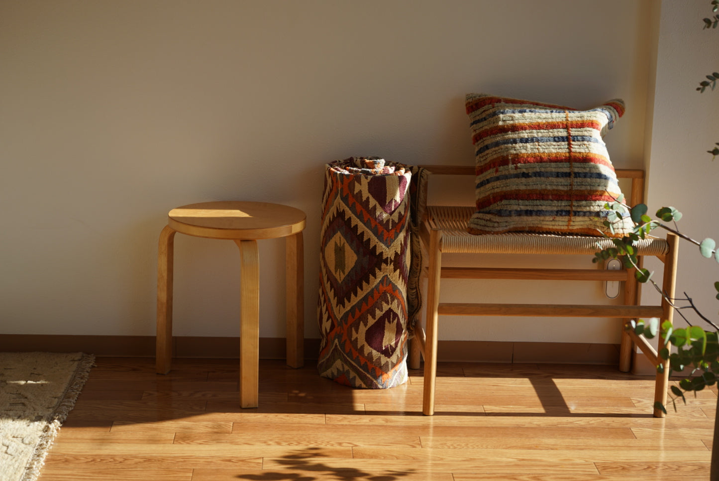 ORIGINAL IRAN SHIRAZ QASHQAI CUSHION COVER 40 × 40 cm
