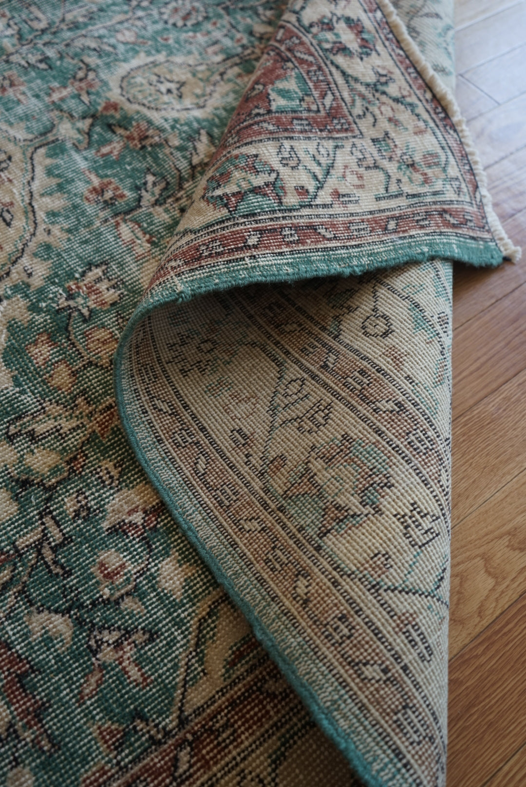 Türkiye Old Isparta EmeraldGreen 1970年代 267 × 169 cm No.TR25275