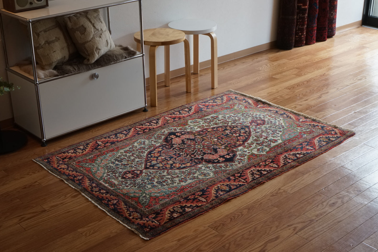 店頭販売 Türkiye Old Kemaliye Flower Medallion 1930年代 186 × 108 cm No.TR25457