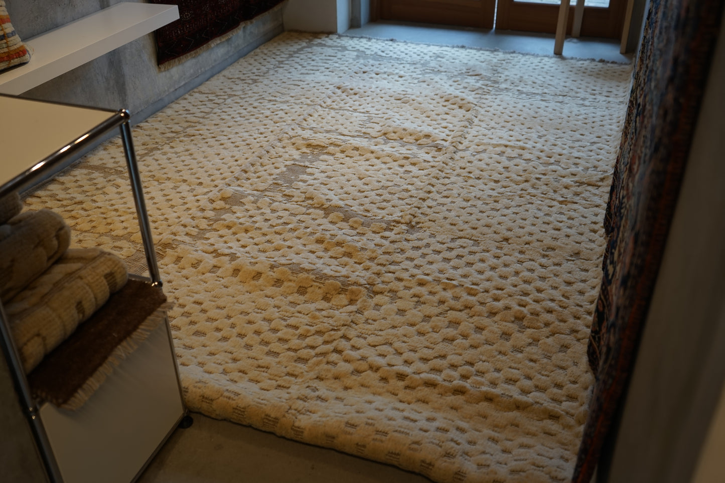 店頭販売 ORIGINAL IRAN QASHQAI KILIM LIVING MAIN SIZE " LAND " 300 × 200 cm