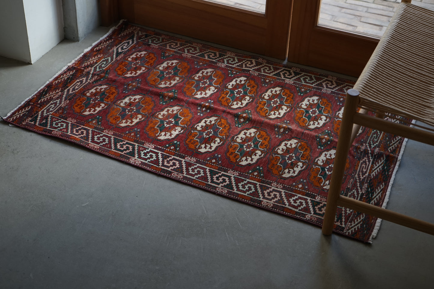 Türkiye Old Turkmen Red 1970年代 120 × 75 cm No.TR25225