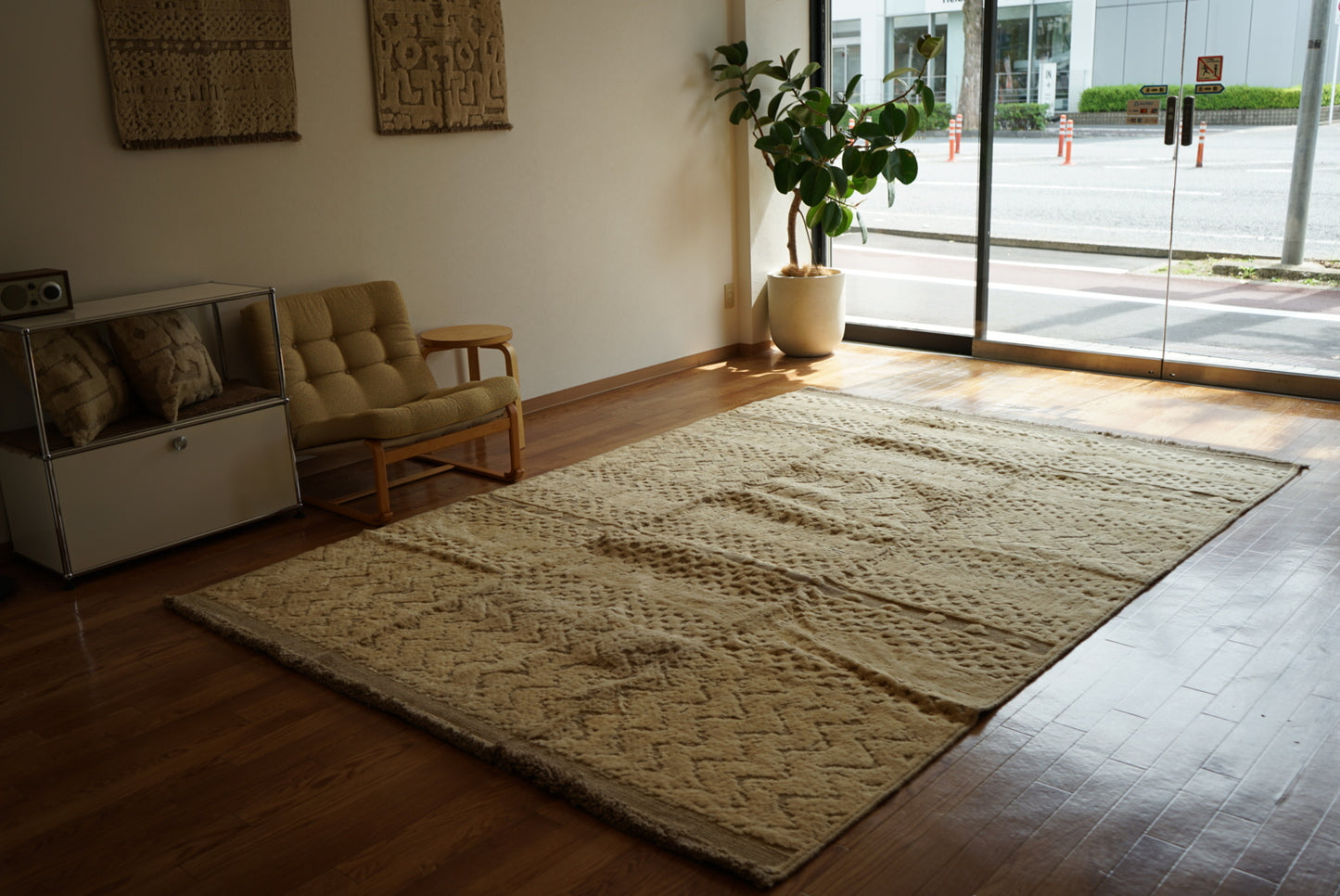 店頭販売 ORIGINAL IRAN  QASHQAI KILIM LIVING MAIN SIZE " MOM " 300 × 200 cm