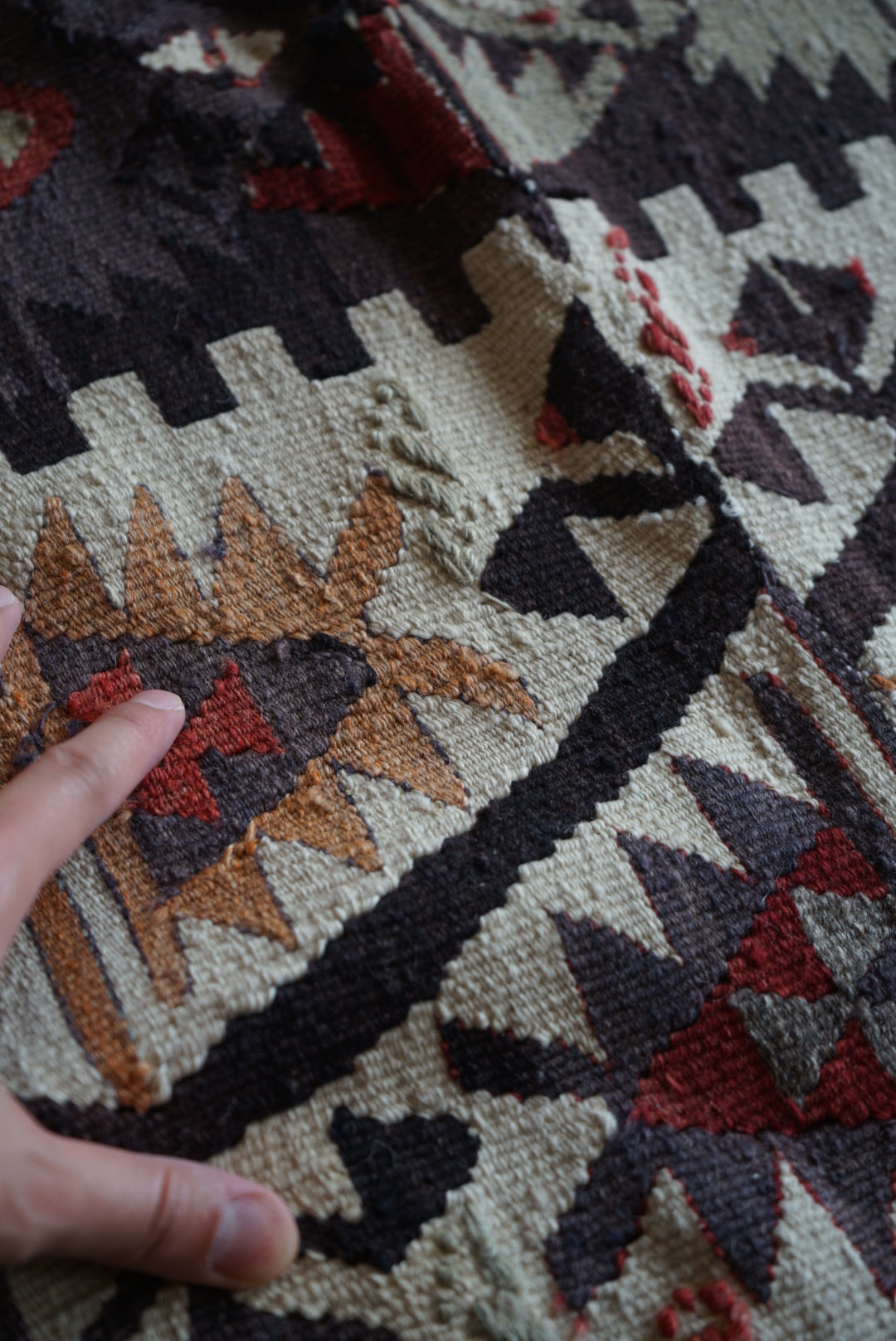 Türkiye Old Kilim 155 × 123 cm No.TR25334