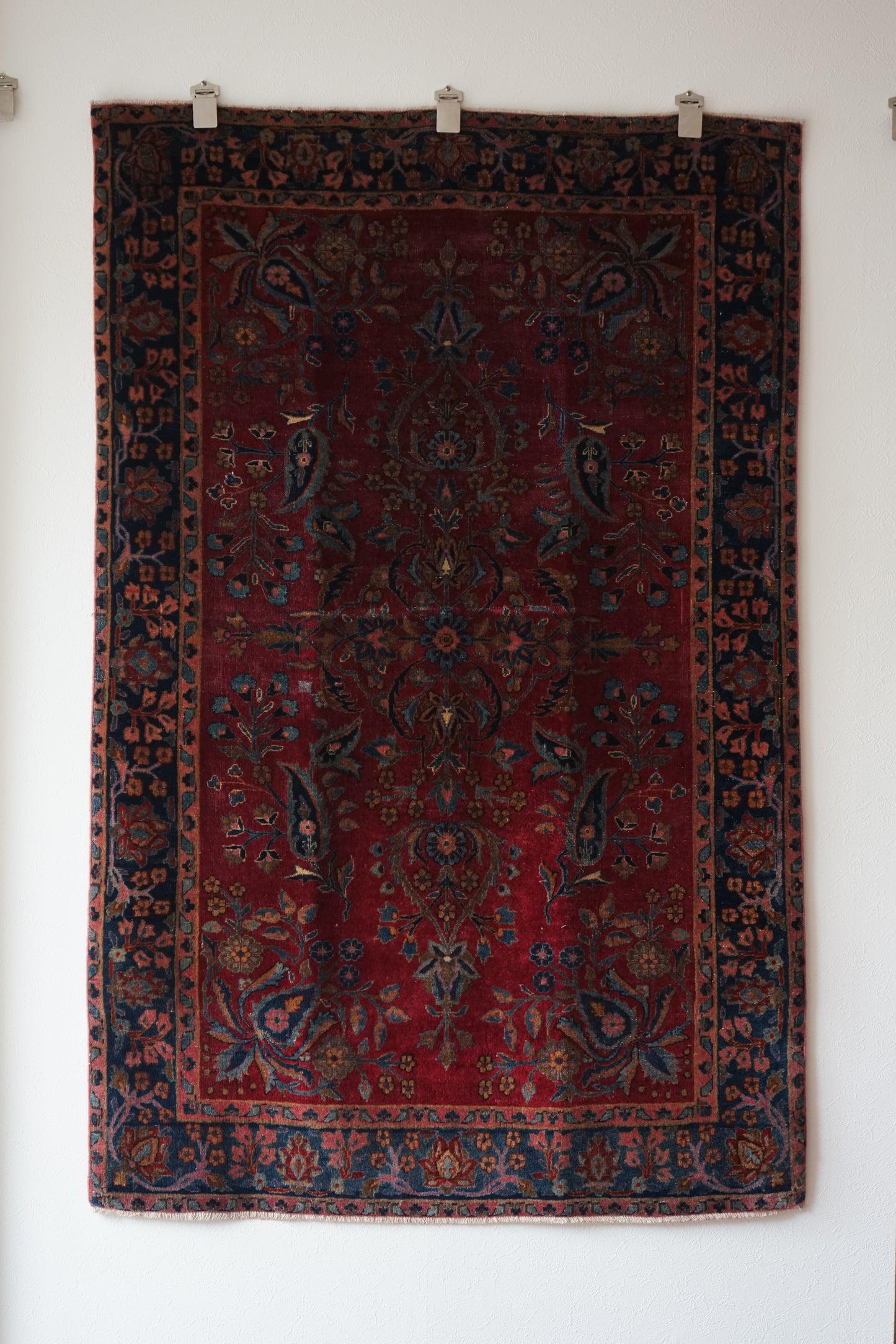 店頭販売 IRAN ANTIQUE KASHAN MOHTASHAM 1720年代 150 × 98 cm