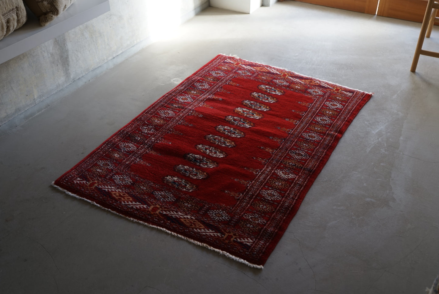 Türkiye Old Turkmen Red 1970年代 141 × 93 cm No.TR25232