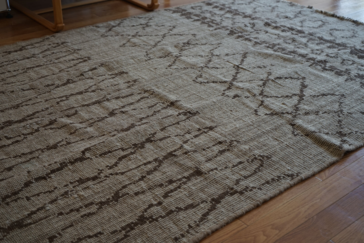 店頭販売 ORIGINAL IRAN QASHQAI KILIM " TRIBE " 204 × 142 cm