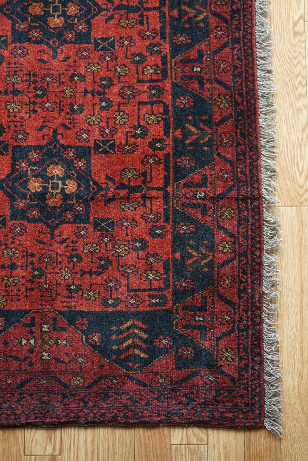 Afghanistan Old Turkmen RichRed 1970年代 177.5 × 142.5 cm No.AF2524