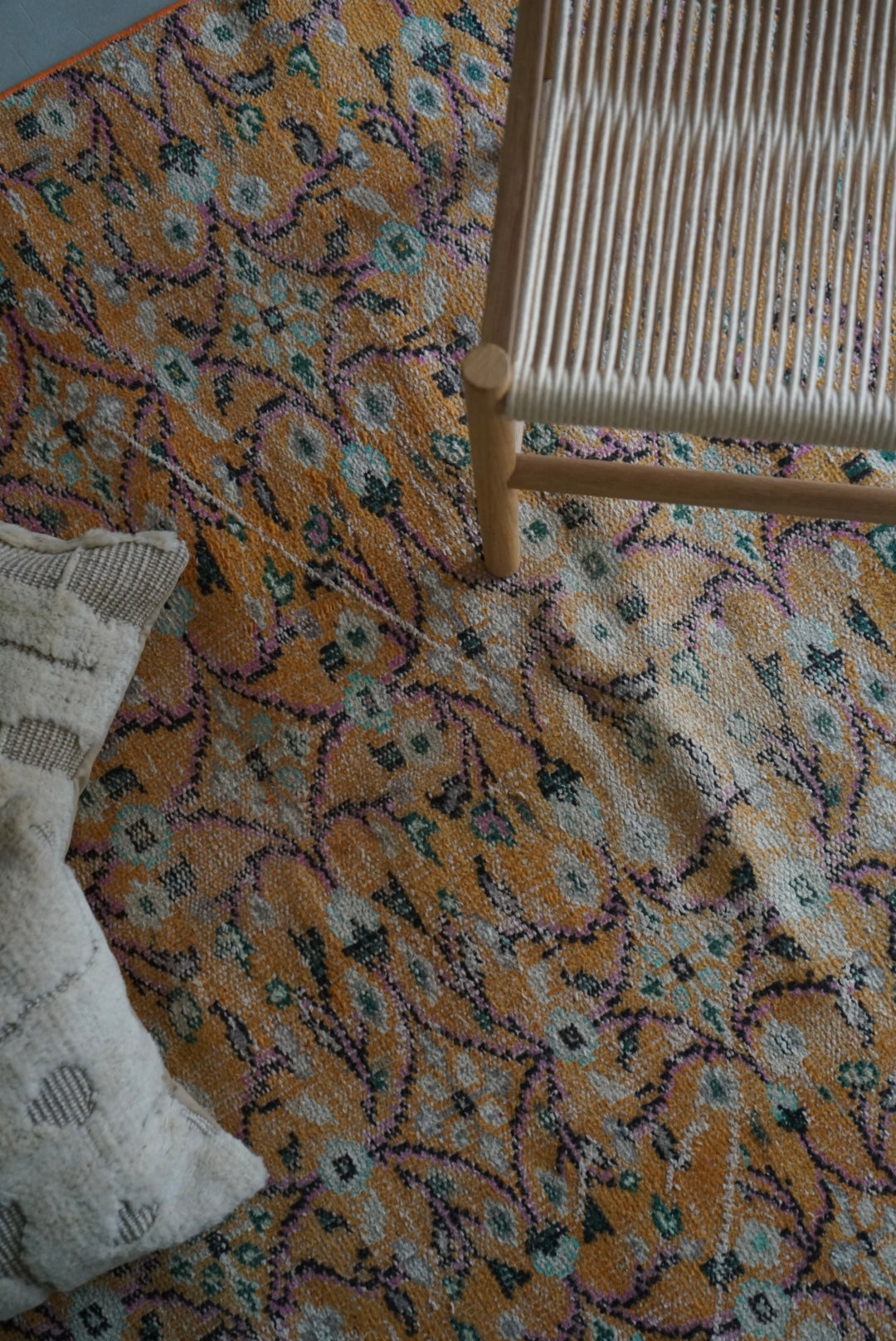 TURKEY OLD ISPARTA CALLOT ORANGE 1970年代 232 × 140 cm No.TR25149