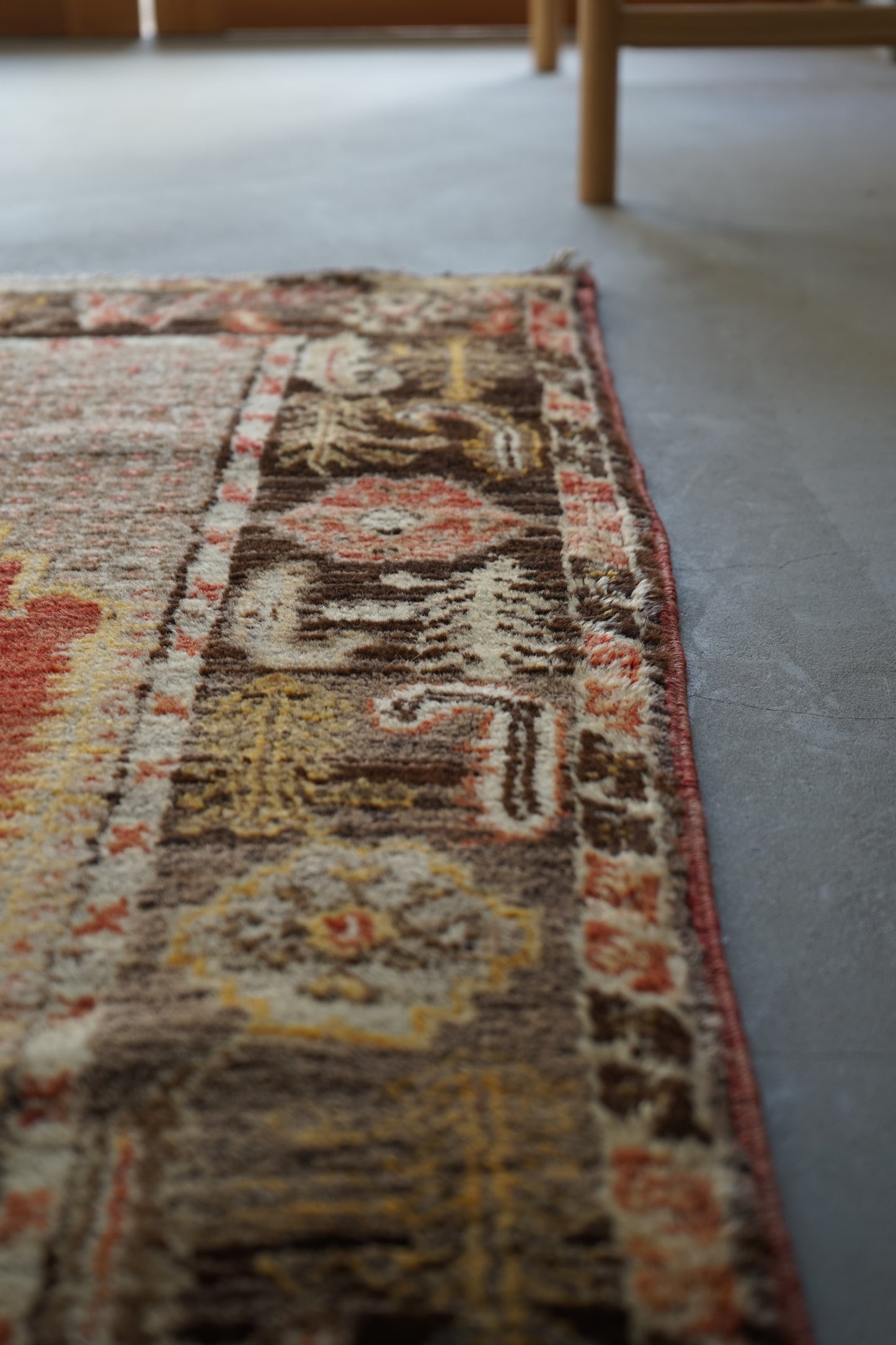 TRIBAL RUG TURKEY OLD KONYA OUSHAK 1965年代 164 × 115 cm No.TR25194