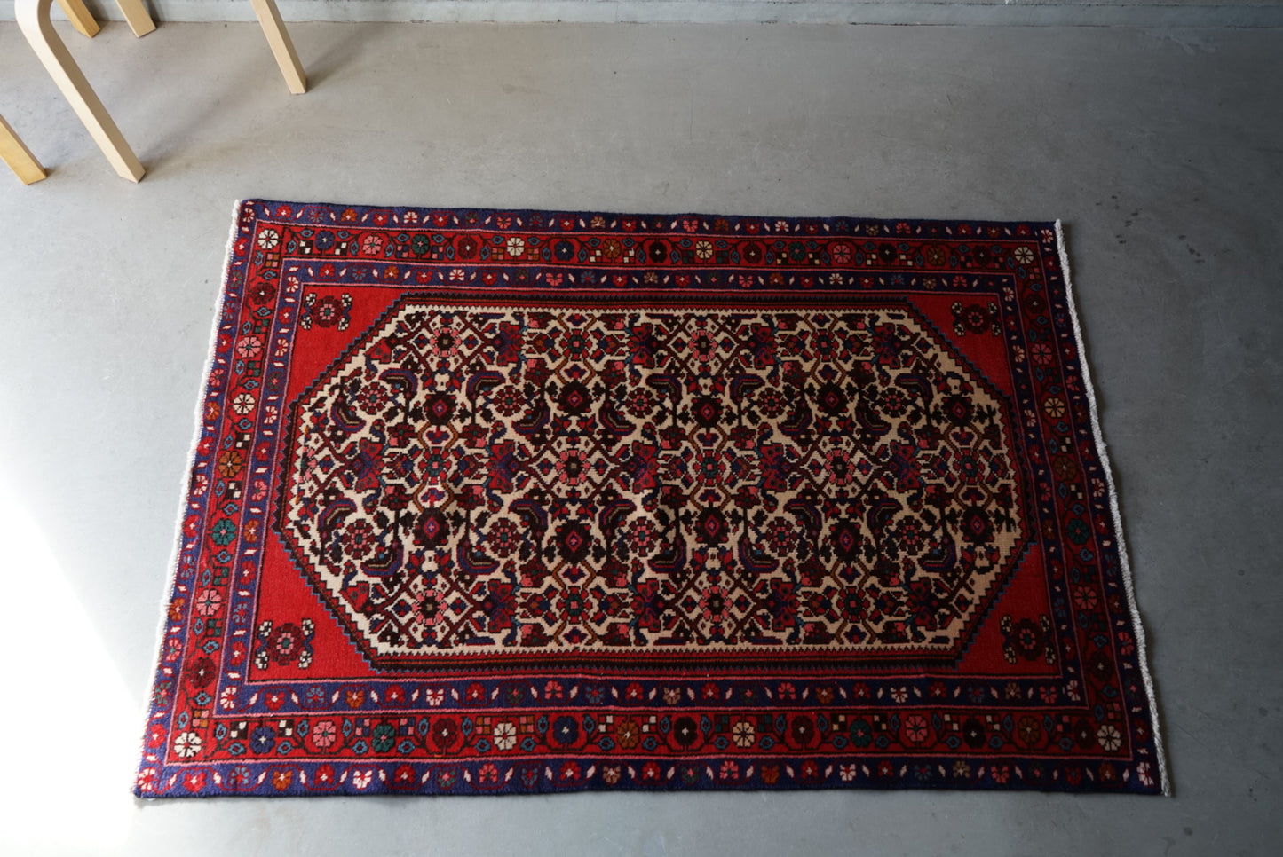 店頭販売 IRAN ANTIQUE RUDBAR 1895年代 150 × 99 cm / 4'9" × 3'2" ft