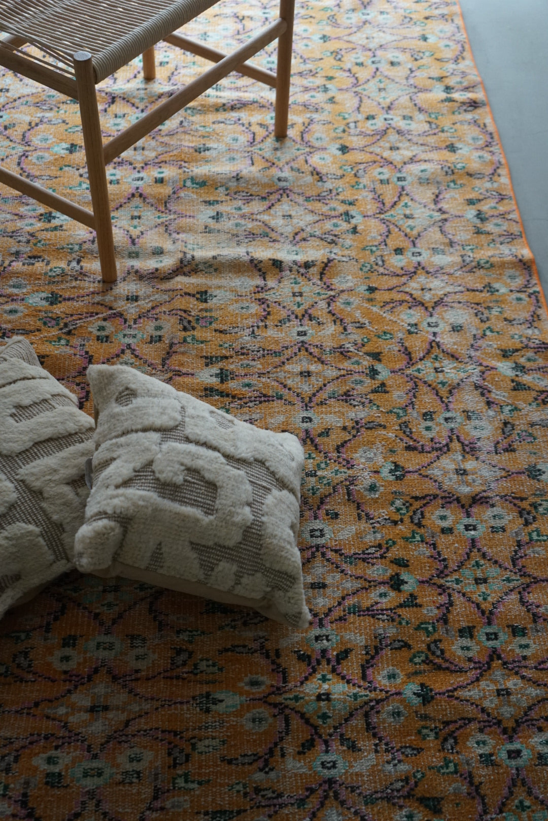 TURKEY OLD ISPARTA CALLOT ORANGE 1970年代 232 × 140 cm No.TR25149