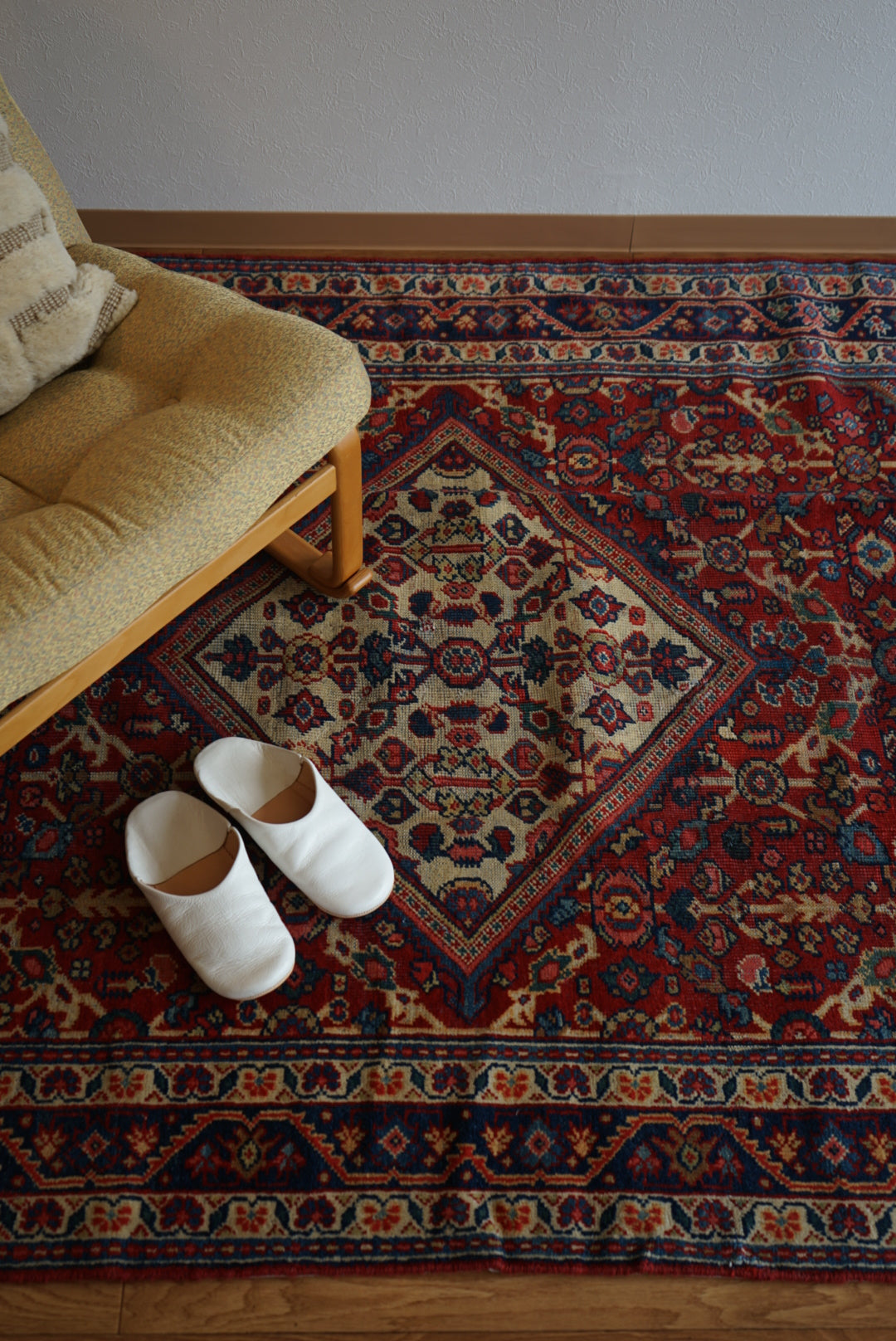 店頭販売 IRAN ANTIQUE MISHAN MALAYER 1840年代 204 × 123 cm