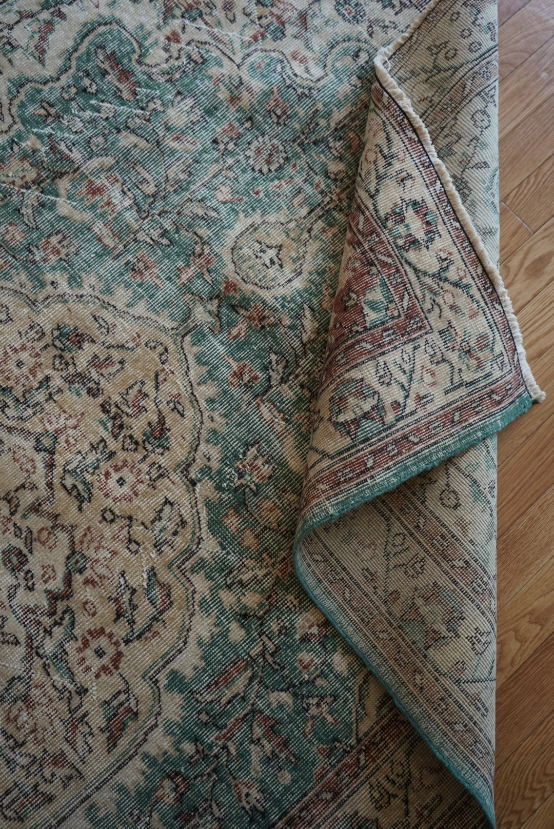 Türkiye Old Isparta EmeraldGreen 1970年代 267 × 169 cm No.TR25275