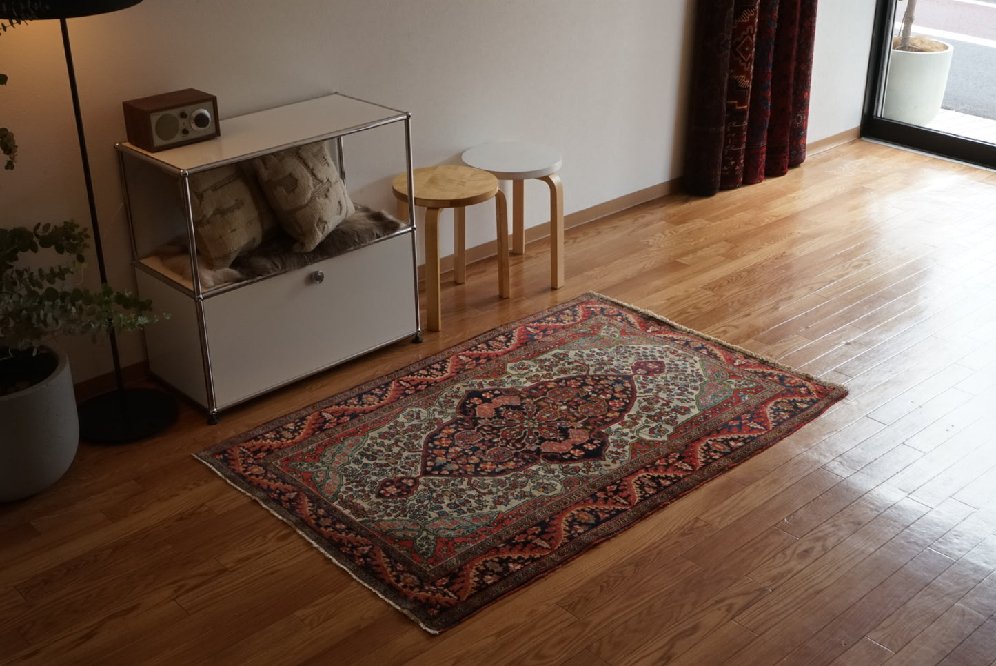 店頭販売 Türkiye Old Kemaliye Flower Medallion 1930年代 186 × 108 cm No.TR25457