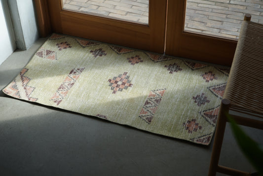 Türkiye Old Isparta Green Door Size 1970年代 106 × 57 cm No.TR25280