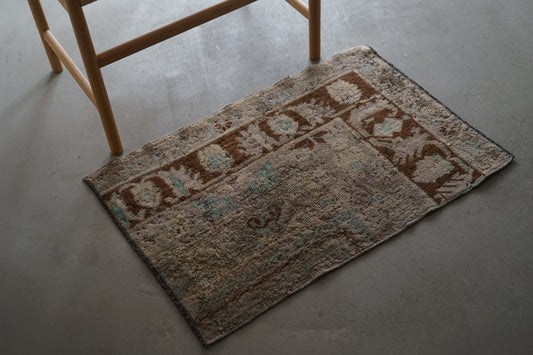 TURKEY VINTAGE SMALL GRAY RUG 78.5 × 54 cm No.TR25170