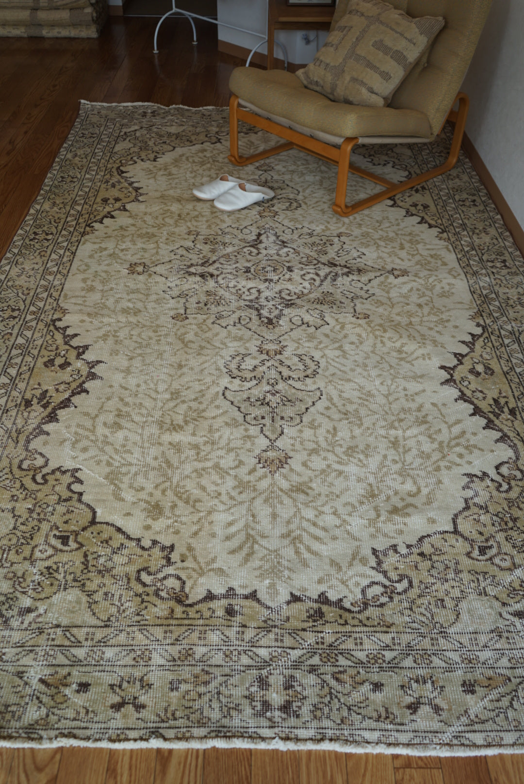 Türkiye Old Isparta Yellow 1960年代 280.5 × 168 cm No.TR25379