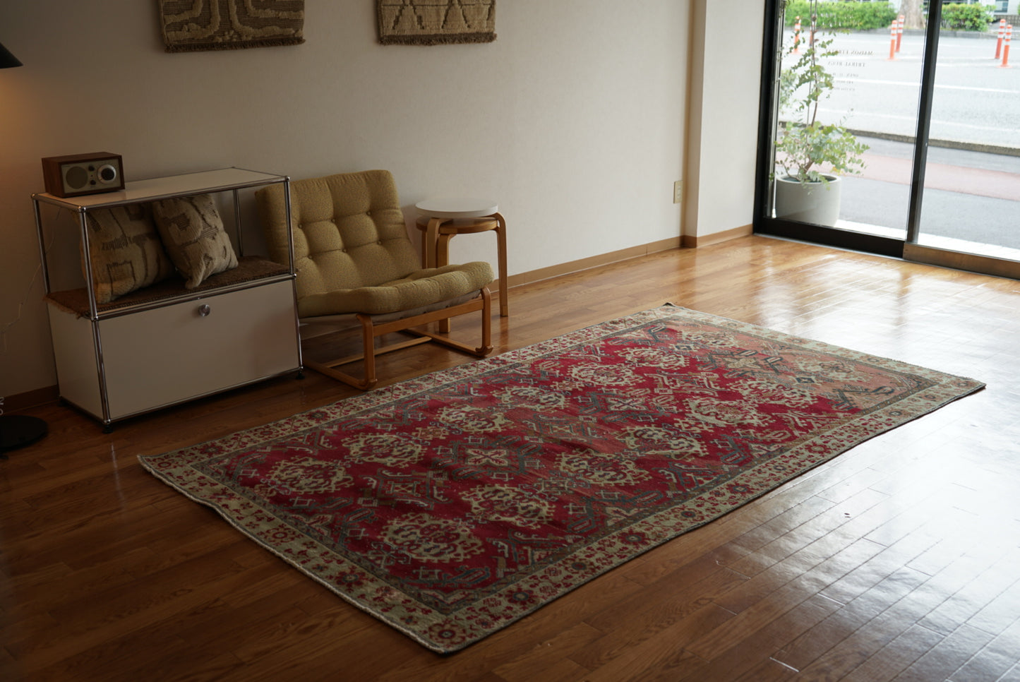 Türkiye Old Isparta RosePink 1960年代 251 × 147 cm No.TR25377