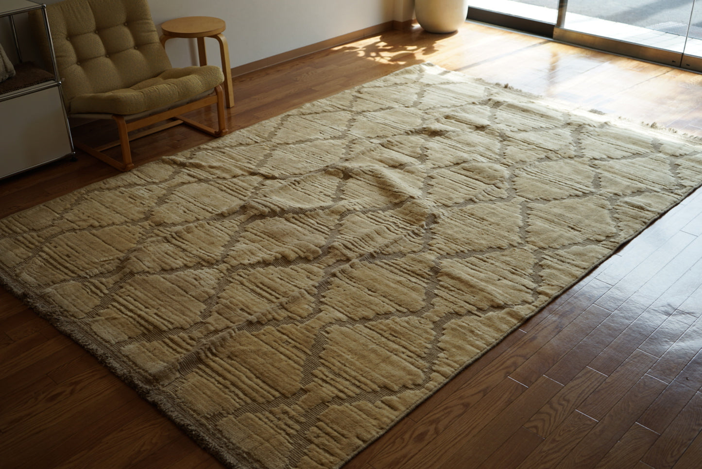店頭販売 ORIGINAL IRAN QASHQAI KILIM LIVING MAIN SIZE " DIAMOND " 300 × 200 cm