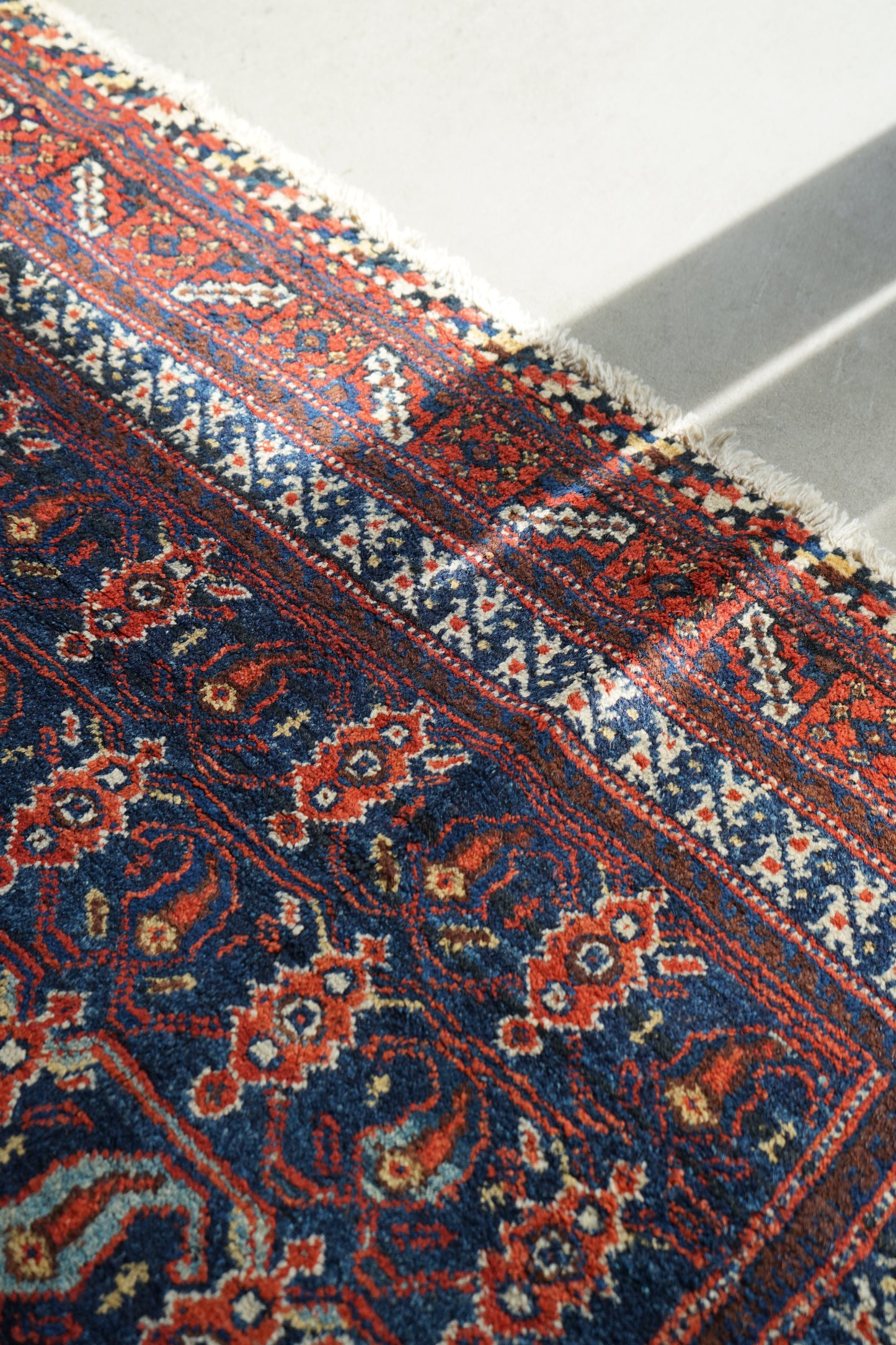 店頭販売 Iran Antique Afshar Boteh Jegheh Bibi Baft IRAN 1770-1790年代 197 × 138 cm