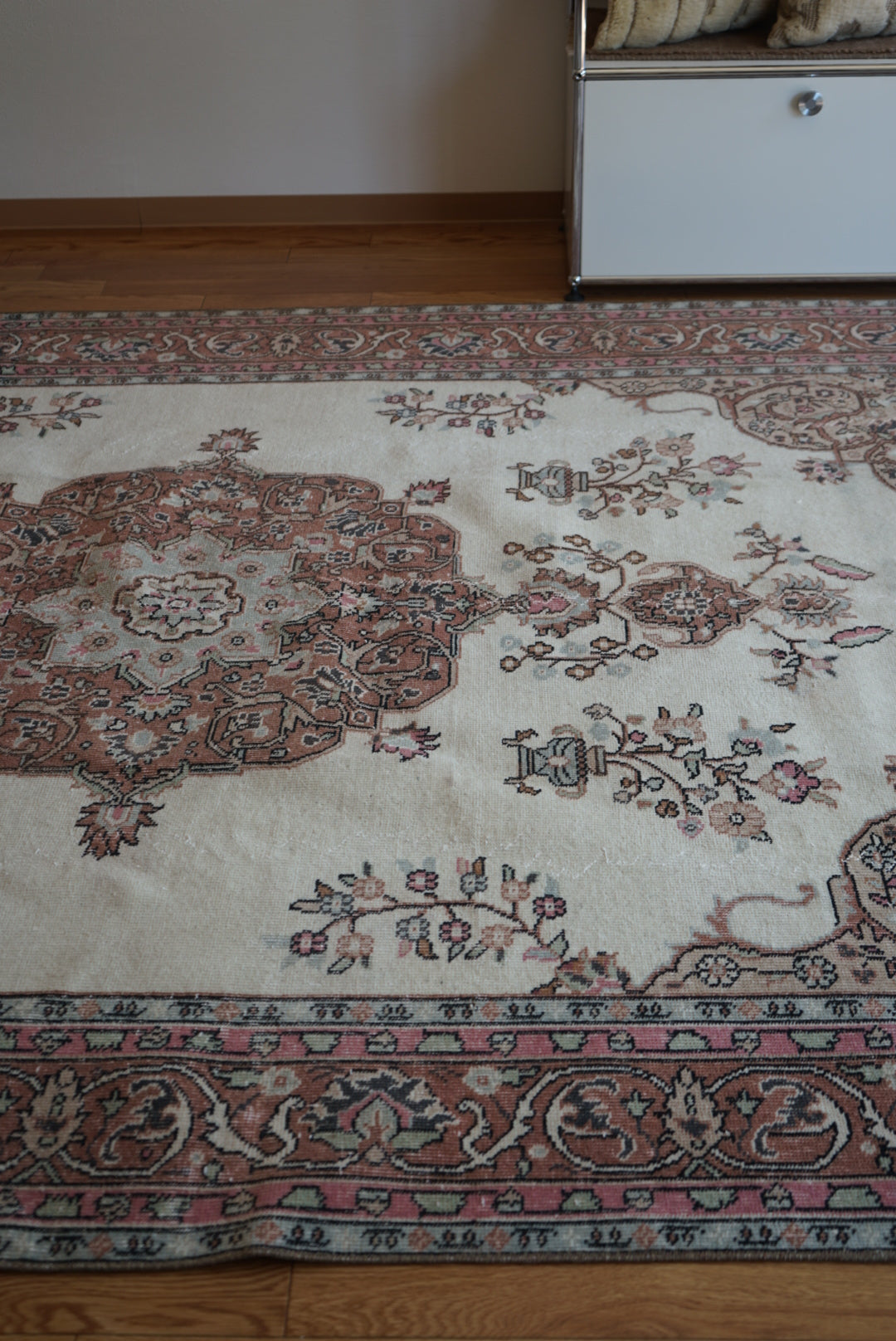 Türkiye Old Isparta Pink Beige 1950-1960年代 312 × 198 cm