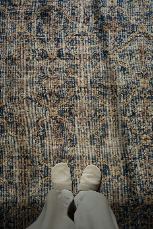 Türkiye Old Isparta Blue 1970年代 255 × 176.5 cm No.TR25434