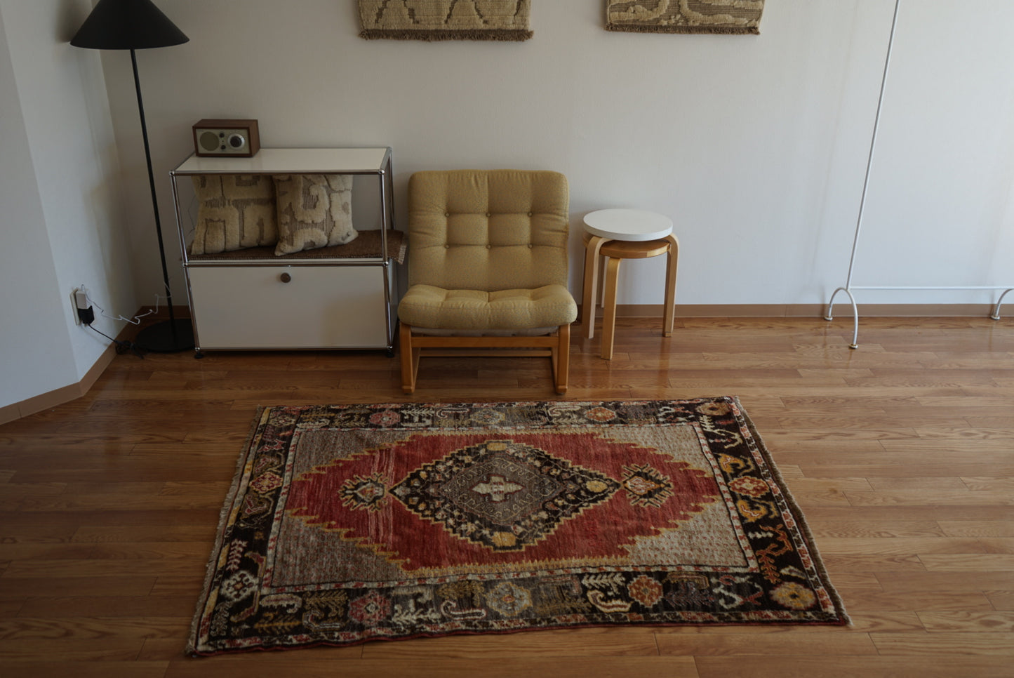 TRIBAL RUG TURKEY OLD KONYA OUSHAK 1965年代 164 × 115 cm No.TR25194