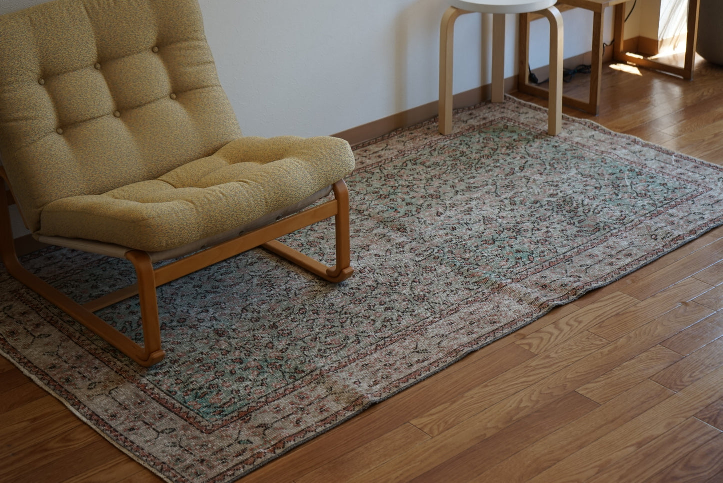 Türkiye Old Isparta Beige , Green 1970年代 203.5 × 114.5 cm No.TR25431