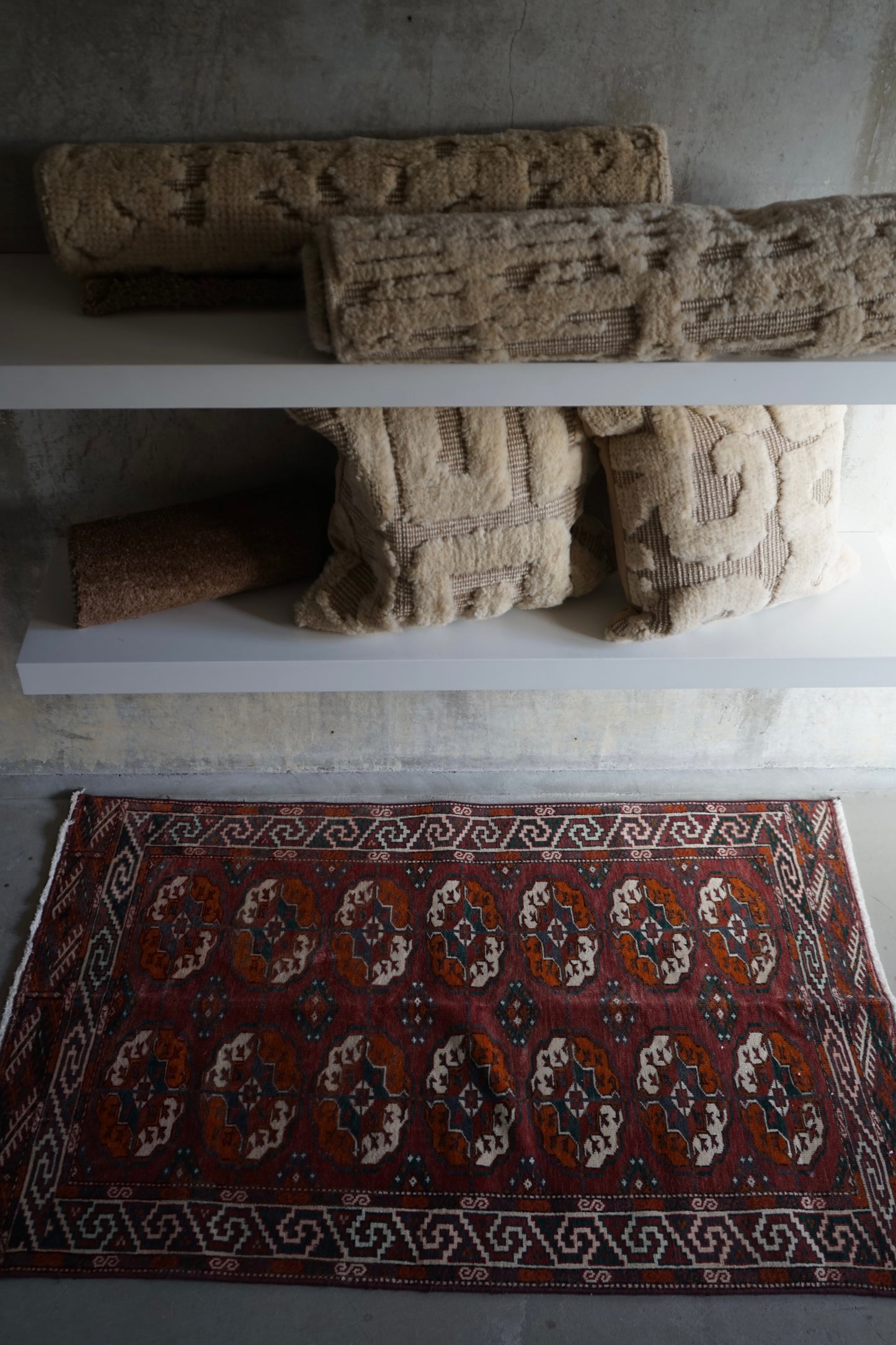 Türkiye Old Turkmen Red 1970年代 120 × 75 cm No.TR25225