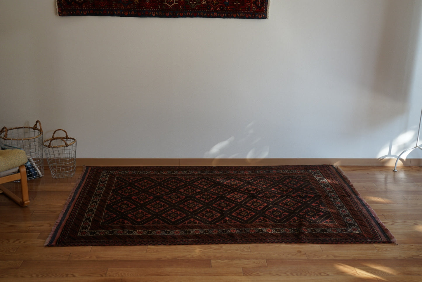 Afghanistan Old Baluch Taimani 1980年代 193 × 123 cm  No.AF2543 / 国内送料無料・羊毛手織り絨毯