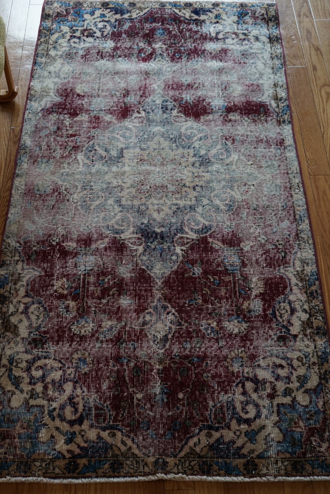 Türkiye Old Isparta Wine Red 1970年代 202 × 99 cm No.TR25254