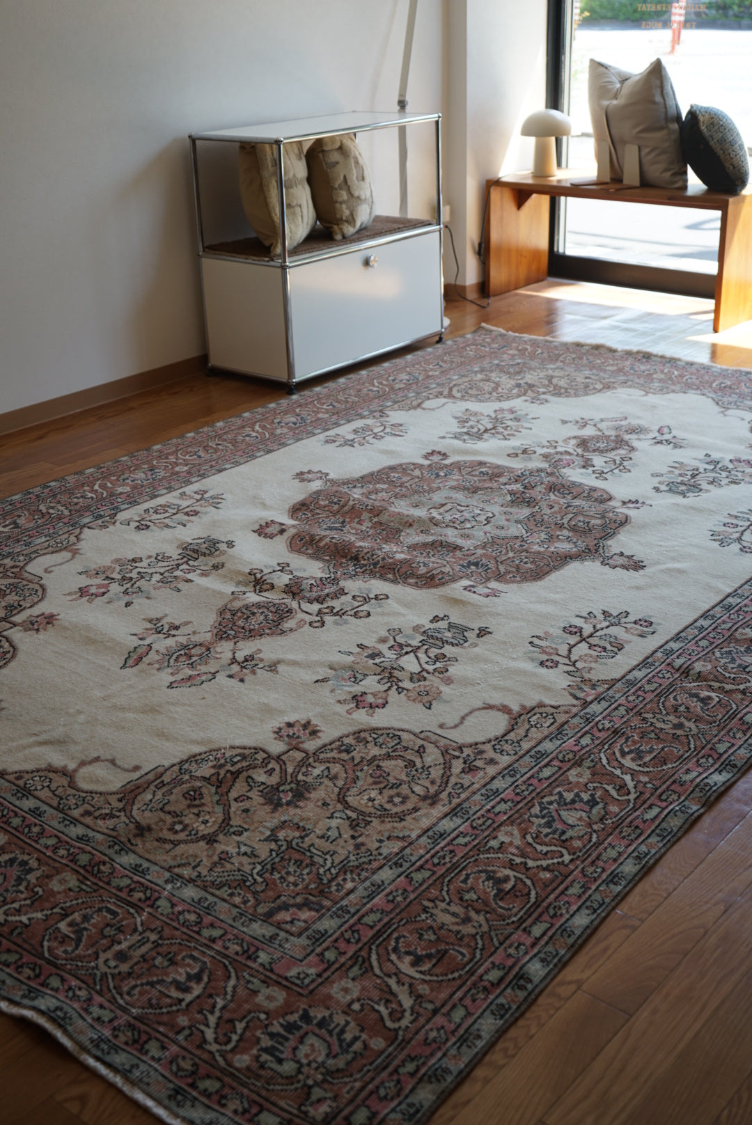 Türkiye Old Isparta Pink Beige 1950-1960年代 312 × 198 cm