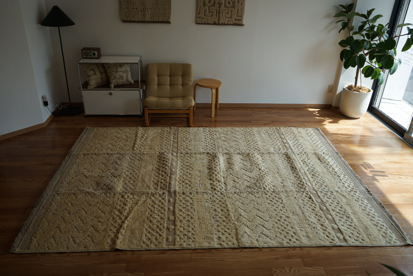 店頭販売 ORIGINAL IRAN  QASHQAI KILIM LIVING MAIN SIZE " MOM " 300 × 200 cm