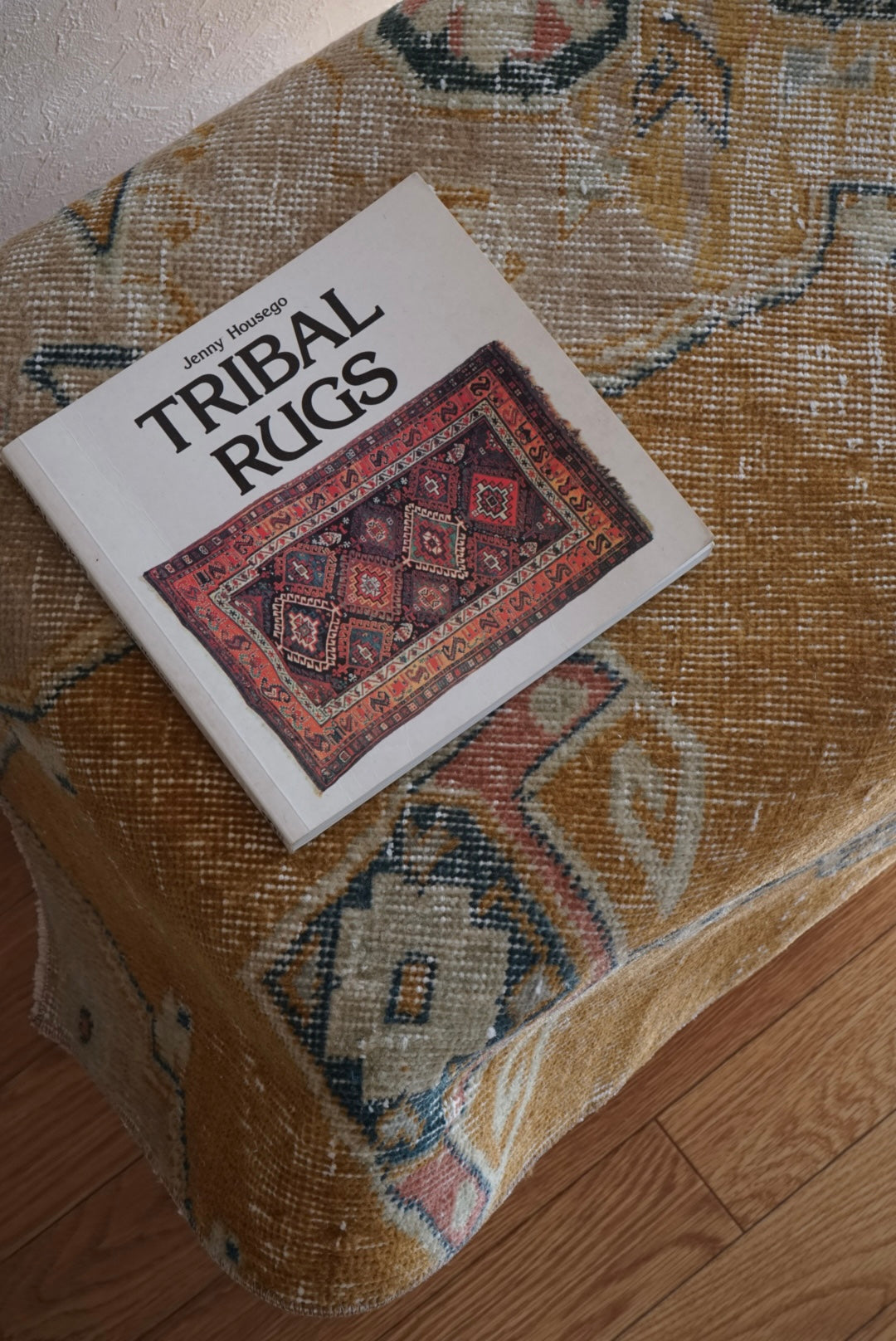 Türkiye Old Oushak Beige , Brass 1970年代 85 × 70 cm No.TR25479 / 国内送料無料