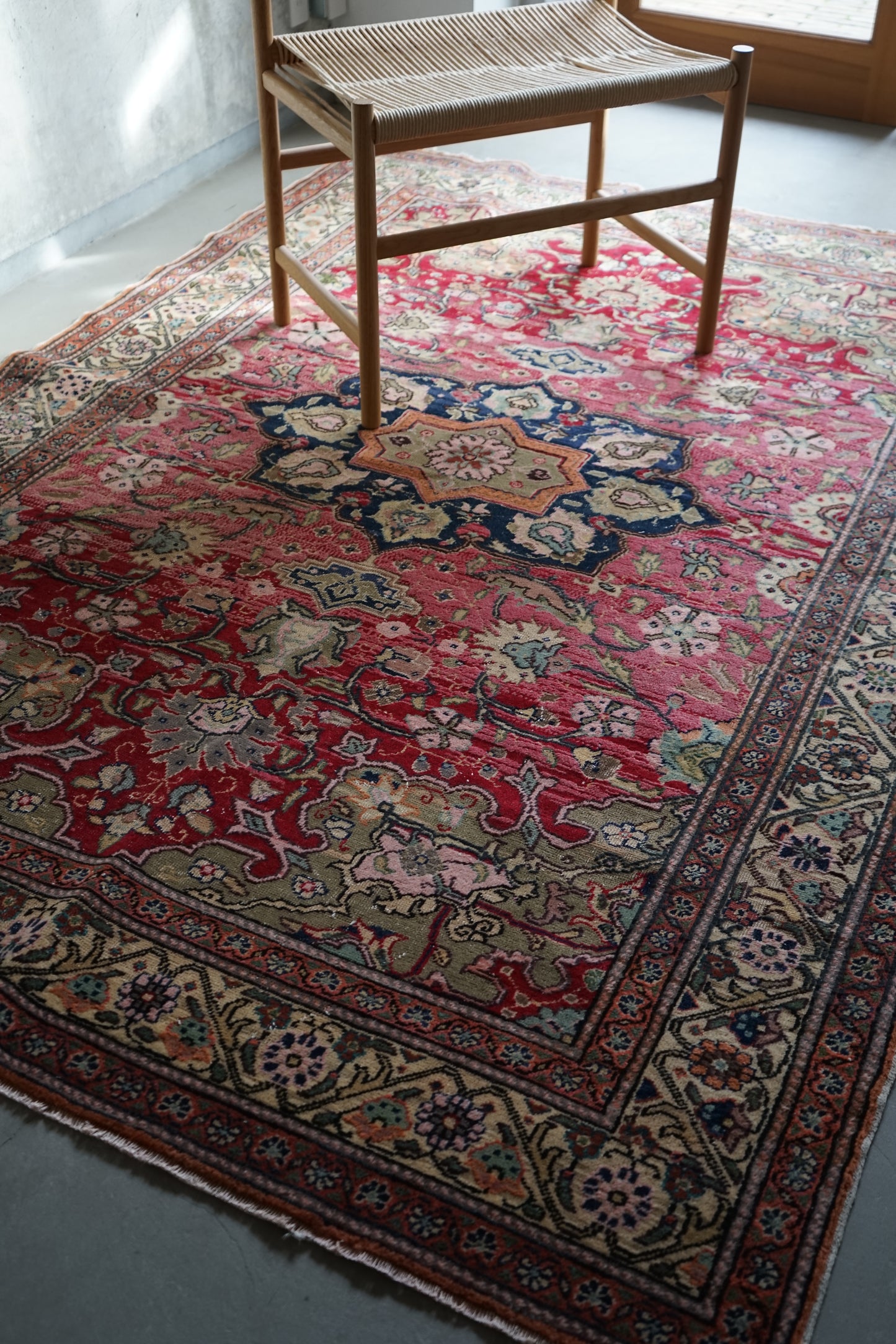 TURKEY OLD KAYSERI PINK 1950-1960年代 218 × 153 cm No.TR25192