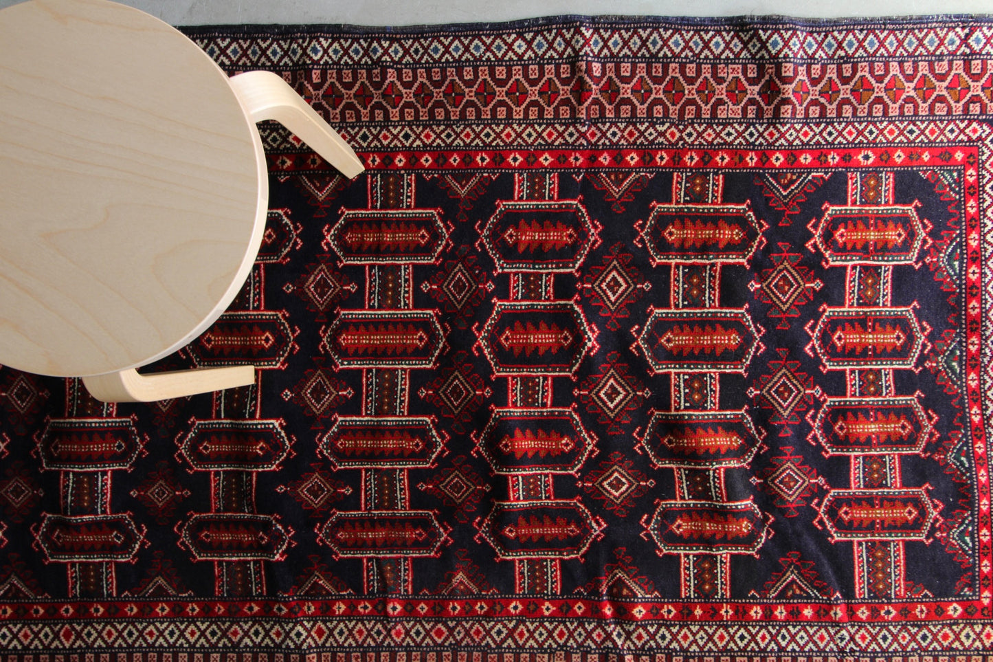 AFGHANISTAN VINTAGE BALUCH 1980年代 196.5 × 107.5 cm