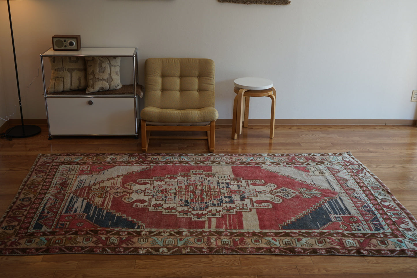 Türkiye Old Kayseri Medallion Modern Color 1970年代 257 × 145 cm No.TR25390