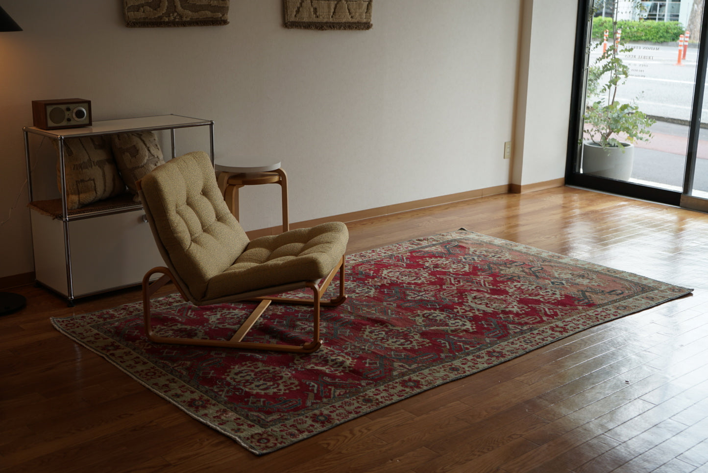 Türkiye Old Isparta RosePink 1960年代 251 × 147 cm No.TR25377