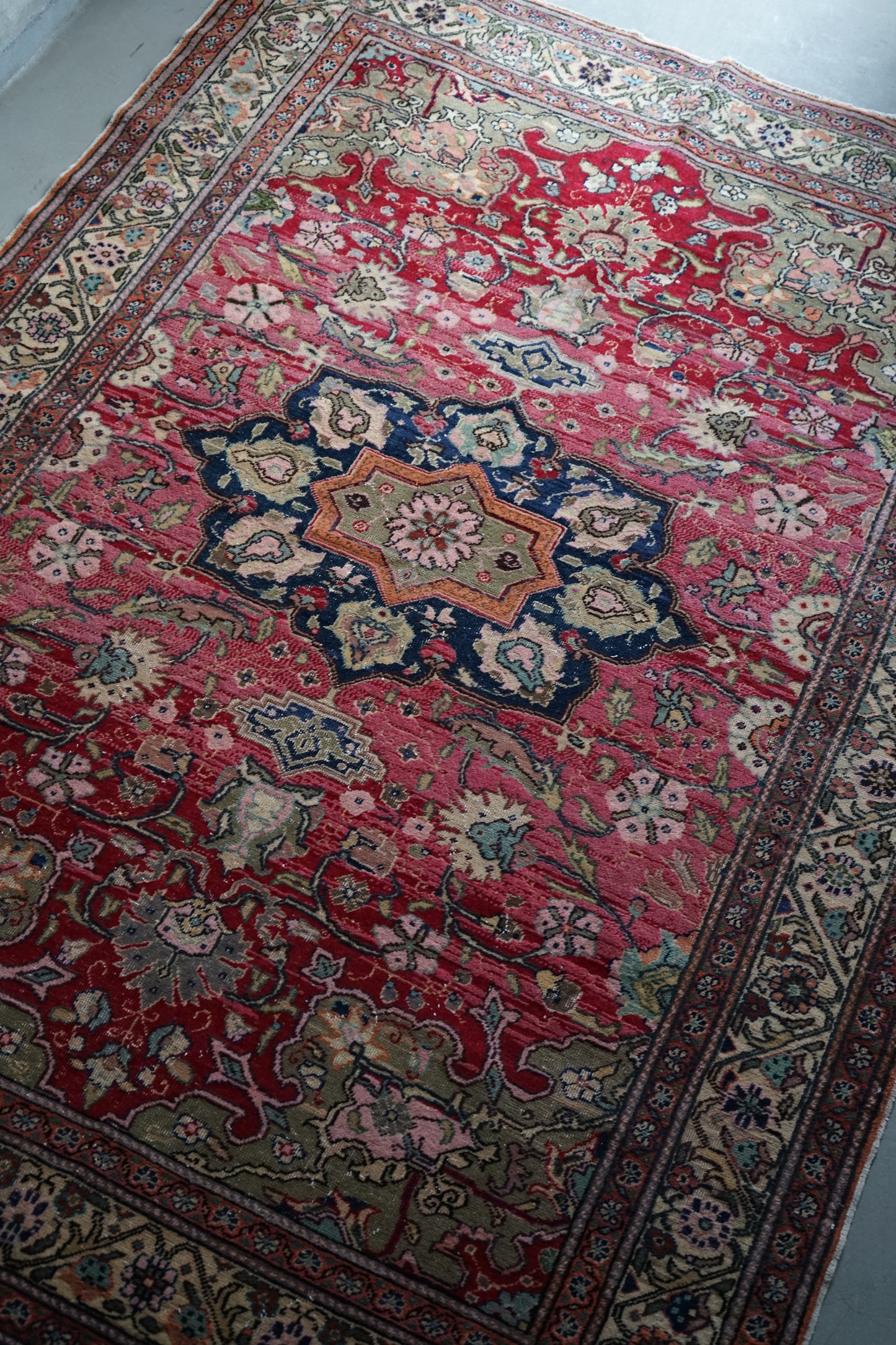 TURKEY OLD KAYSERI PINK 1950-1960年代 218 × 153 cm No.TR25192