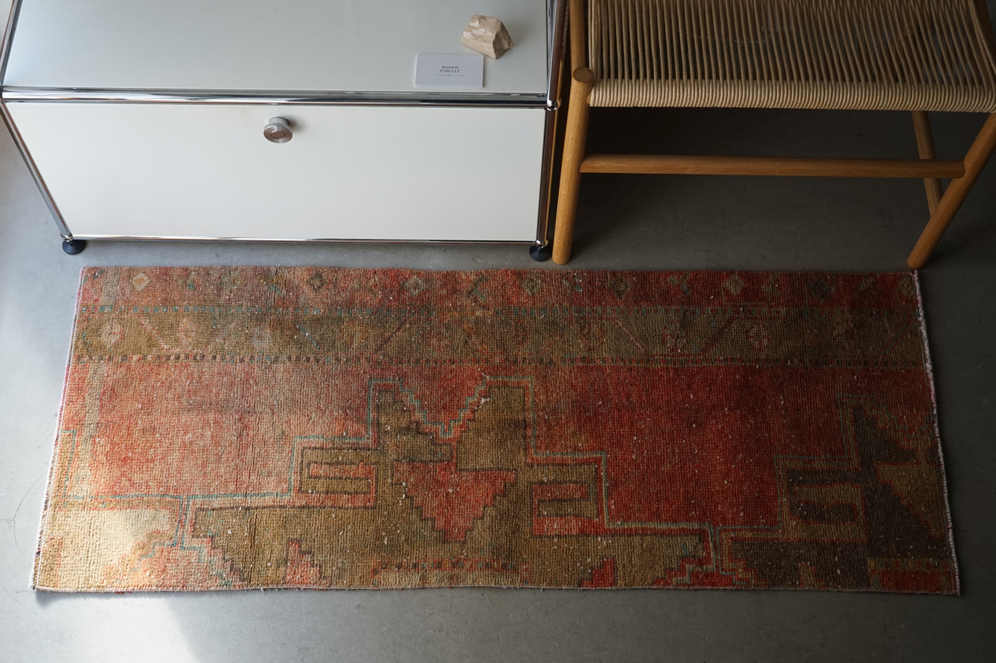 TURKEY OLD ISPARTA RUNNER 1970年代 132 × 51.5 cm No.TR25203