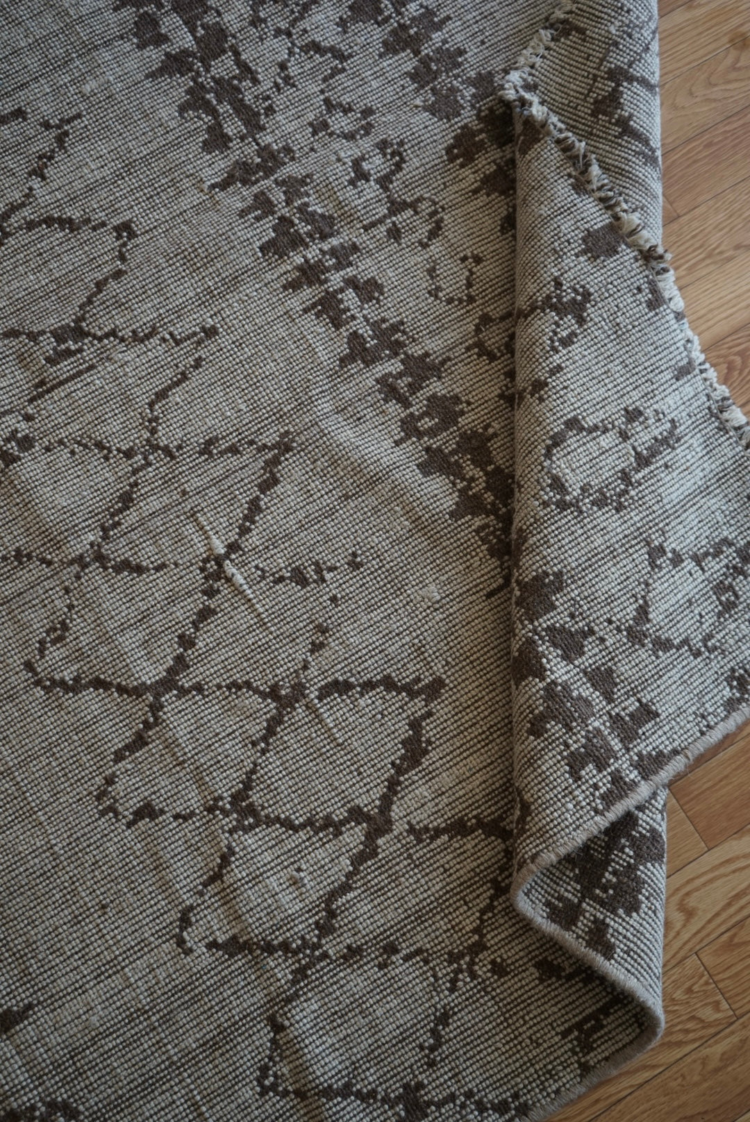 店頭販売 ORIGINAL IRAN QASHQAI KILIM " TRIBE " 204 × 142 cm